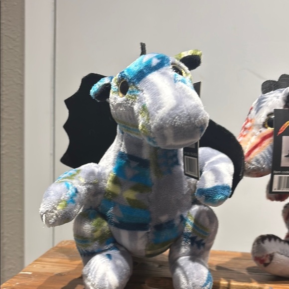 Black and Blue Stuffed Animal Plush Toy - Picture 5 of 11